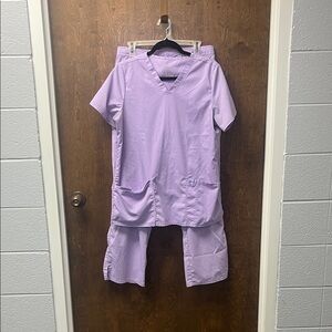 Cherokee Lavender Scrub Set for Women size medium